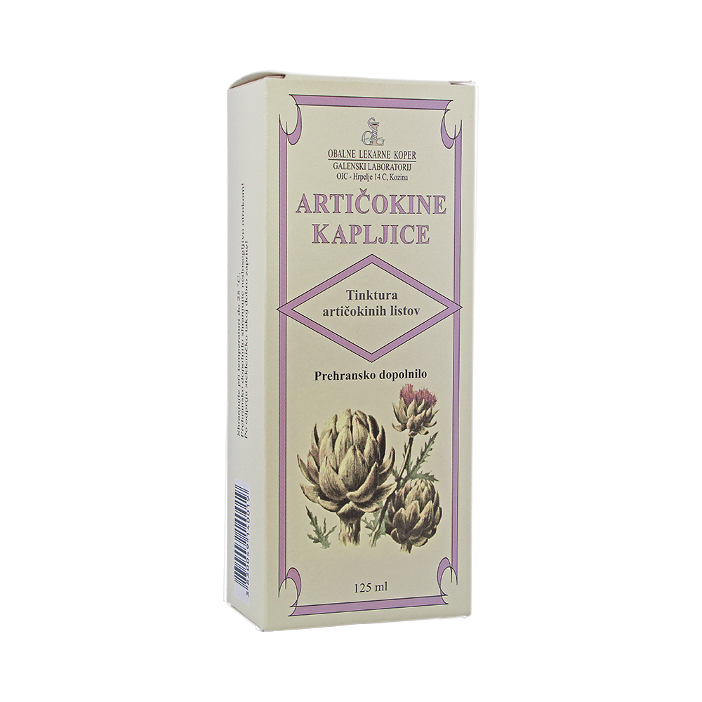Artičokine kapljice 125 ml