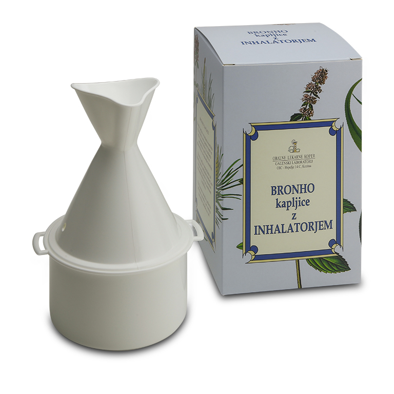 Bronho kapljice 20 ml z inhalatorjem