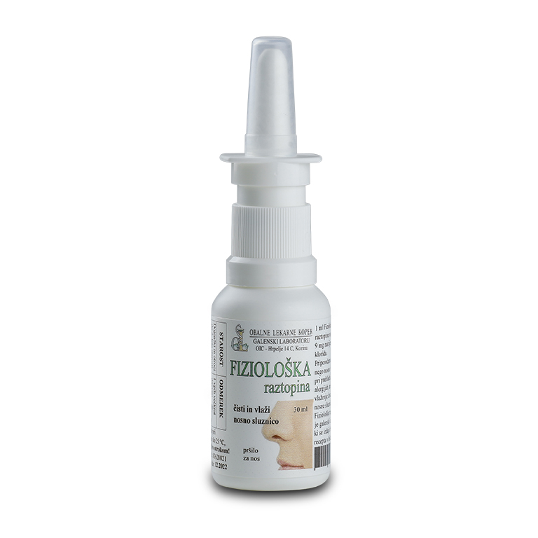 Fiziološka raztopina - nosno pršilo 30 ml