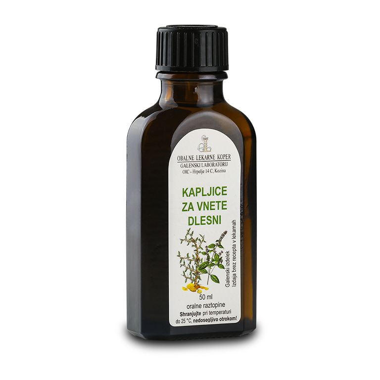 Kapljice za vnete dlesni 50 ml
