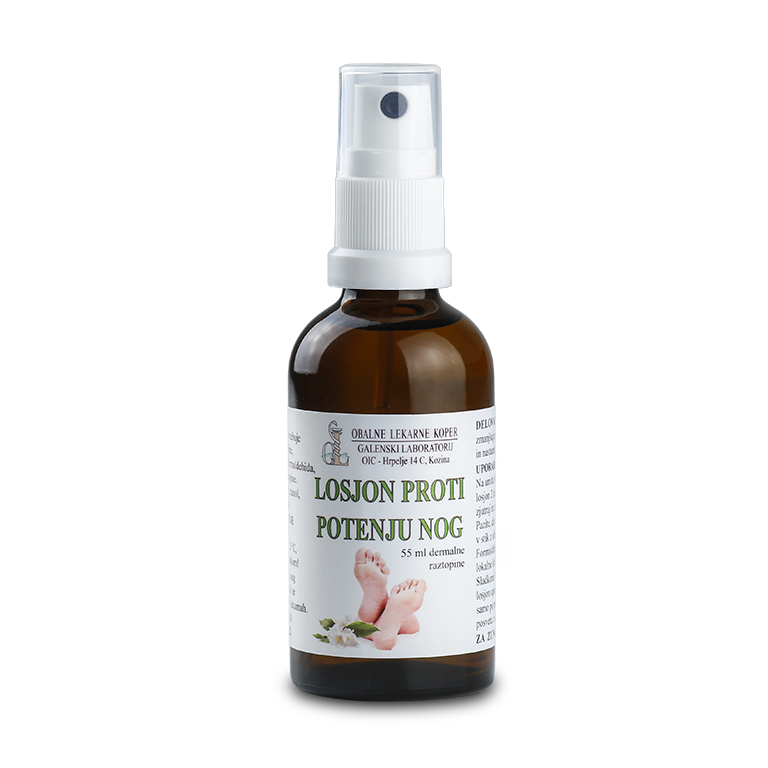 Losjon proti potenju nog 50 ml