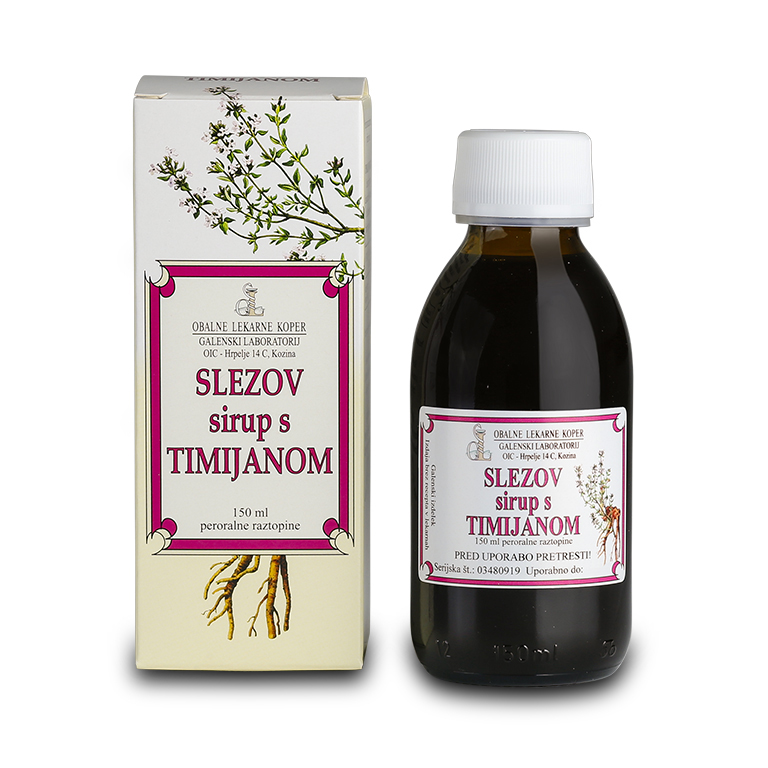 Slezov sirup s timijanom 150 ml