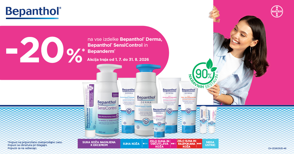 Izdelki Bepanthol -20 %